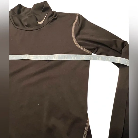 Nike Pro Tight size S 4-6 Turtleneck Black - Picture 4 of 6